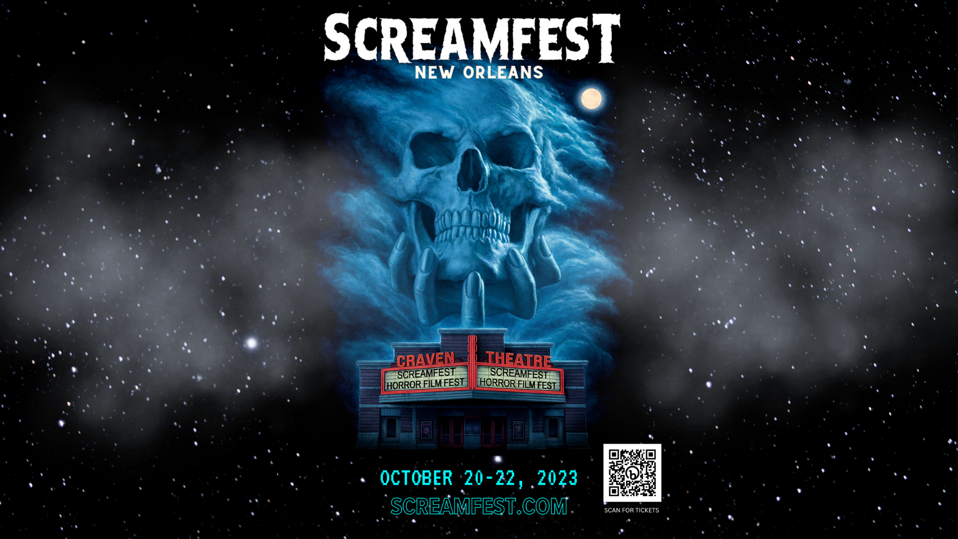 2023 Screamfest Nola Banner