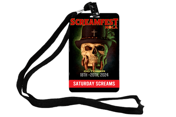 Screamfest NOLA Saturday Screams Badge