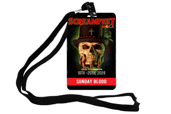 Screamfest NOLA Sunday Blood Badge