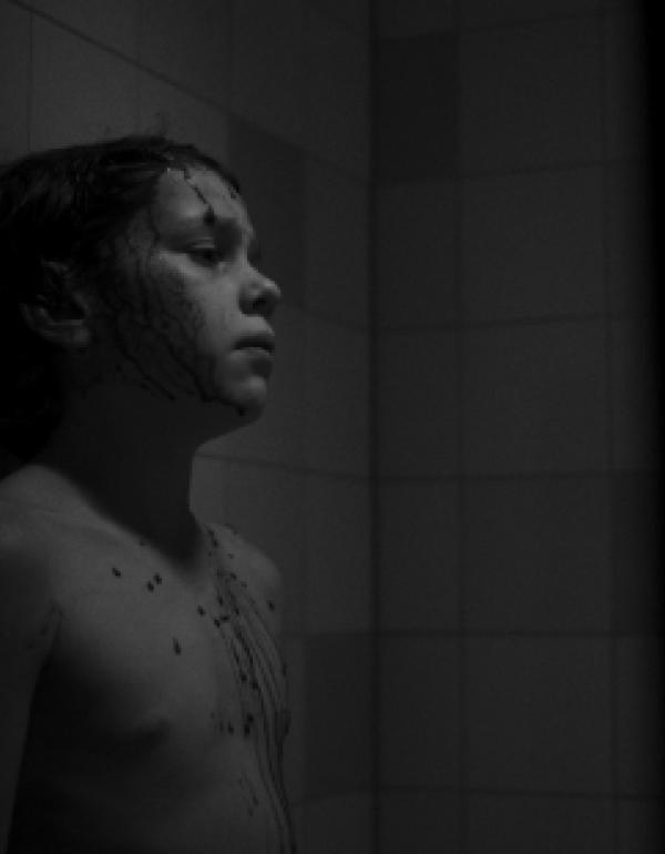 Jeremy in the shower