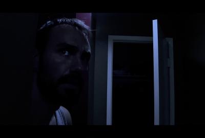 Man looks scared