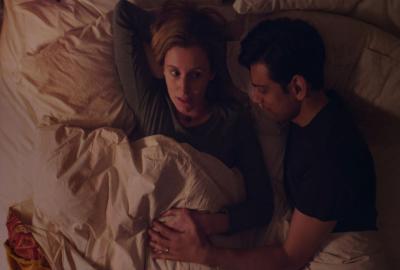 A couple in bed