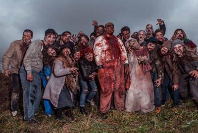 How I Survived the Zombie Apocalypse a group of zombies 