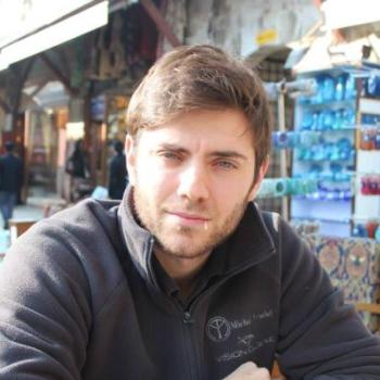Director François Ricard-Sheard in the Grand Bazar, Istanbul. 