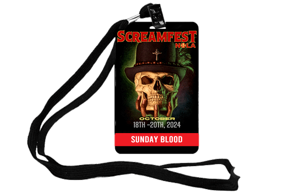 Screamfest NOLA Sunday Blood Badge